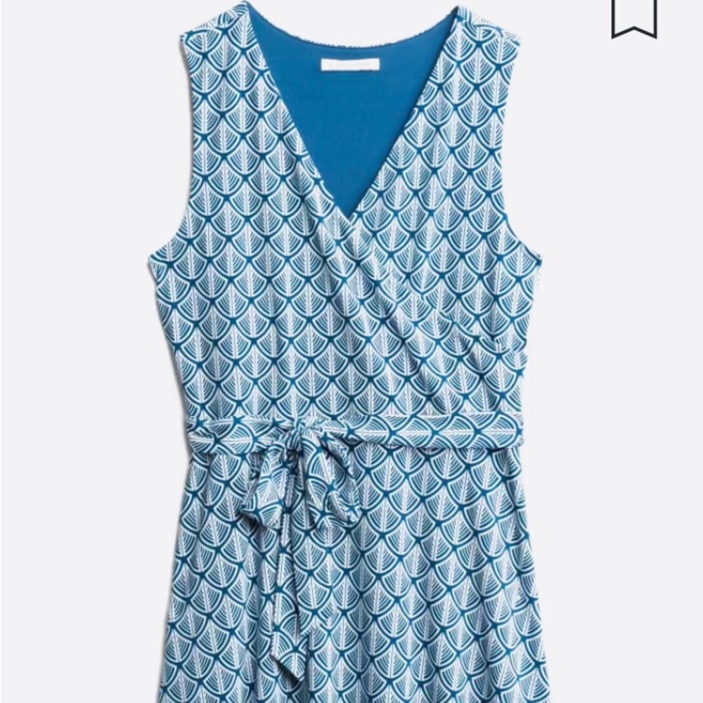41 Hawthorne blue wrap dress, medium